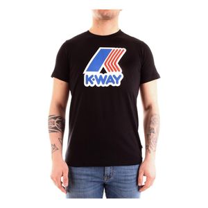 K-Way K009ff0 Short Sleeve T-shirt in het Zwart voor heren