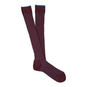 Gallo Long Ribbed Socks in het Rood