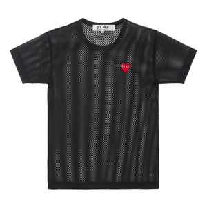 COMME DES GARÇONS PLAY Black T-Shirts for men