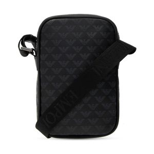 Emporio Armani Cross Body Bag With Logo in het Zwart voor heren
