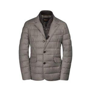 Moorer Gray Down Jackets for men