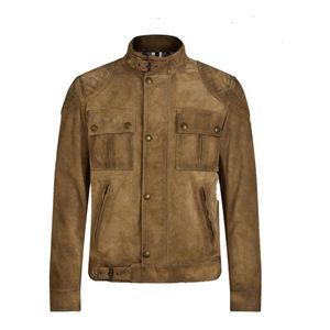 Belstaff Brookstone Leather Jacket Vintage in het Bruin voor heren