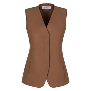 Max Mara Brown Vests