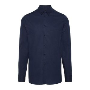 J.Lindeberg Overhemd Daniel Clean Popeline in het Blauw voor heren