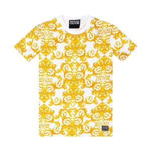 Versace Jeans Printed T-shirt in het Geel voor heren