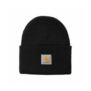 Carhartt WIP Logo Beanie Hat in het Zwart voor heren
