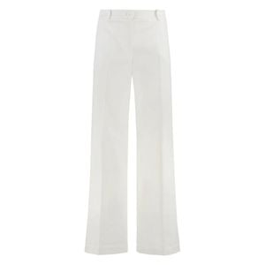 P.A.R.O.S.H. White Wide Trousers