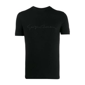 Giorgio Armani T-shirts Print - - Heren in het Zwart voor heren