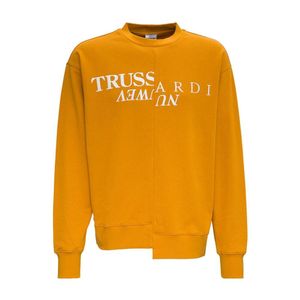 Trussardi Cut Up Sweatshirt in het Oranje voor heren