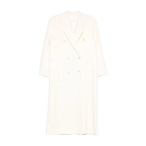 Frankie Shop White Double-Breasted Coats