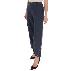 Barena High-rise Loose Fit Trousers in het Blauw