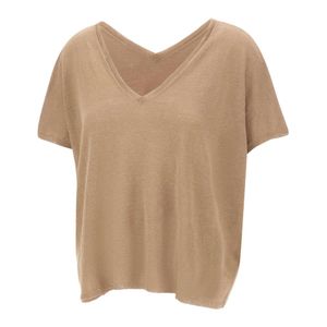 Kangra Natural V-Neck Knitwear