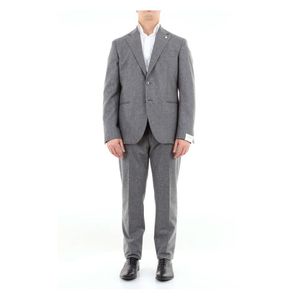Luigi Bianchi Mantova Suit in het Grijs voor heren