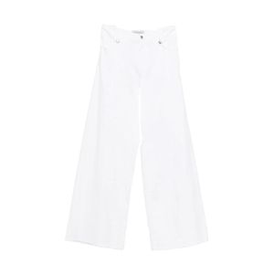 Ermanno Scervino White Wide Jeans