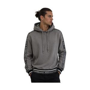 Dolce & Gabbana Grey Hoodies for men