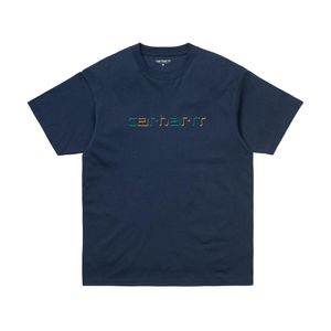 Carhartt WIP Shadow Script T-shirt I029012 3 in het Blauw voor heren