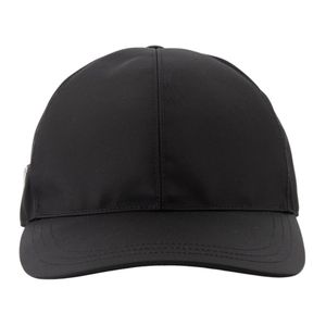 Prada Accessoires ,Zwart ,Nylon Re-Nylon Cap voor heren