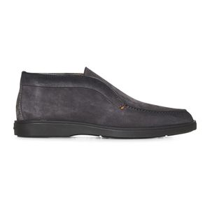 Santoni Grey Ankle Boots for men
