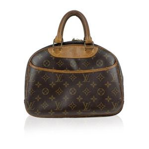 Bolso de mano Trouville Bag de lona con monogramas marrón Marrón Louis Vuitton