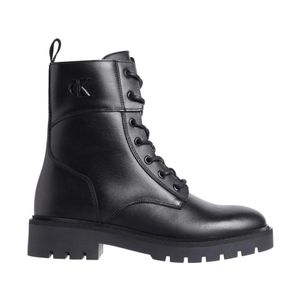 Calvin Klein Black Lace-Up Boots