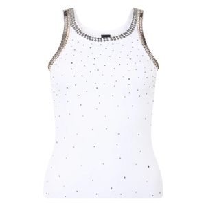Pinko White Sleeveless Tops