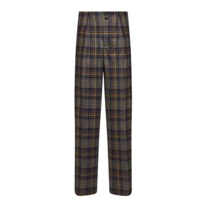 Etro Grey Wide Trousers