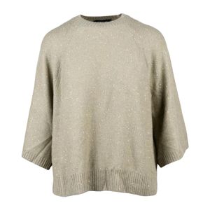 Fabiana Filippi Natural Round-Neck Knitwear