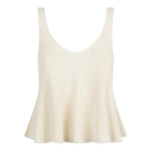 Alaïa White V-Neck Knitwear