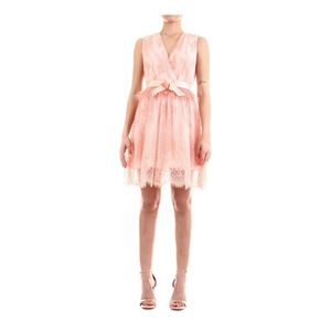Relish Scrihia Short Dress in het Roze