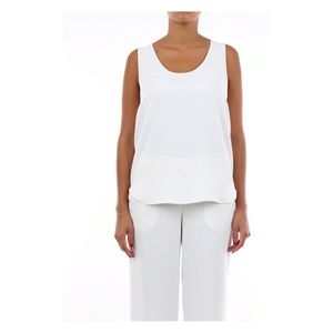 P.A.R.O.S.H. Pantersd310270x Sleeveless Top in het Wit