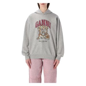 Ganni Grey Hoodies