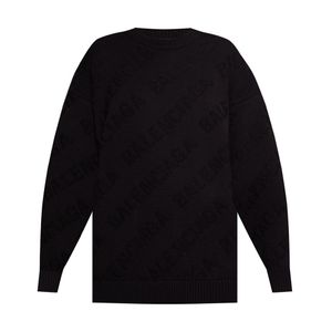 Oversize sweater Balenciaga de color Negro