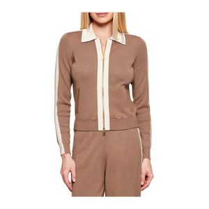 Elisabetta Franchi Brown Cardigans