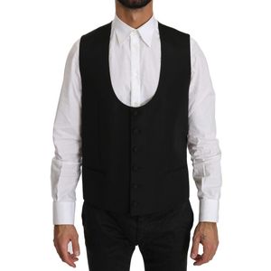 Dolce & Gabbana Regular Fit Formele Kleding Vest in het Zwart voor heren
