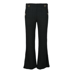 SIMONA CORSELLINI Black Wide Trousers