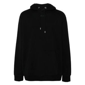 Lanvin Schwarzer hoodie mit patch für Herren