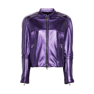 LAQUAN SMITH Purple Light Jackets
