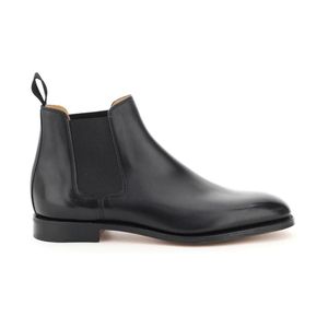 John Lobb Black Chelsea Boots for men