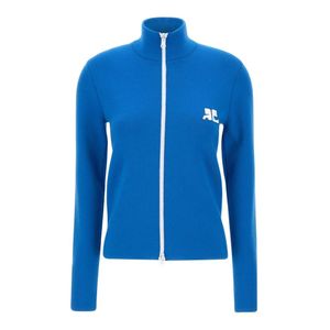 Courreges Blue Zip-Throughs