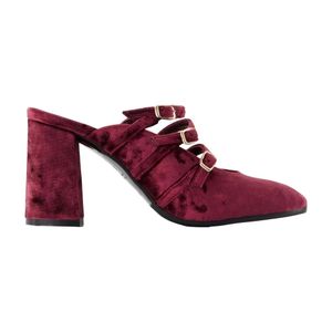CAREL PARIS Red Heeled Mules