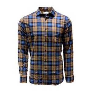 Tintoria Mattei 954 Camisa Cuadro Lumberjack in het Blauw voor heren