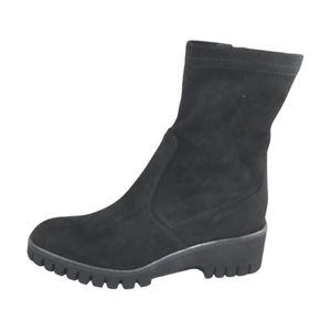 DIESEL Ankle Boot With Zip 3cm Heel Bottom in het Zwart