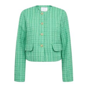 co'couture Green Tweed Jackets