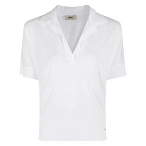 Herno White Blouses