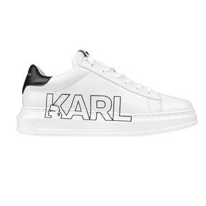 Karl Lagerfeld Logo Lace Sneakers in het Wit voor heren