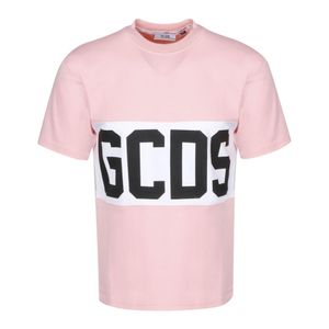 Short Sleeve T-shirt Cc94M021014 Rosa Gcds