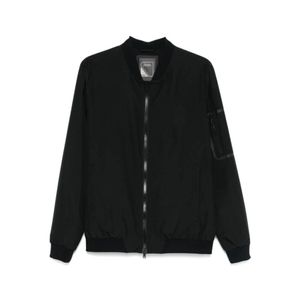 Herno Black Bomber Jackets for men