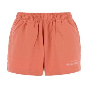 Sporty & Rich Orange Short Shorts