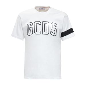 T-shirt with Logo Gcds pour homme en coloris Blanc