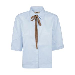 Herno Verfijnd Eigentijds Overhemd in het Blauw